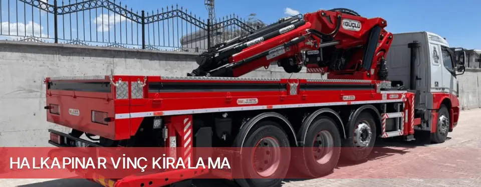 Halkapınar İlçemi Vinç Kiralama